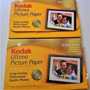 KODAK UTIMA GLOSSY Photo Paper 4X6  Approx 31pcs